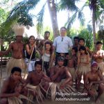 Philippine Fun Divers Alona Beach Panglao Bohol Adventure trip Loboc River Ate tribe family picture